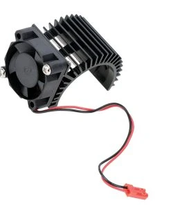 7014H Motor Heat Sink With Cooling Fan For HSP 1/10 RC Car 540/550 3650 Motor