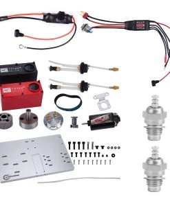 TOYAN RS-L200 Twin Rotor Wankel Rotary Engine Starter Kit With Base ESC Voltage Regulator Module And 2 Glow Plugs