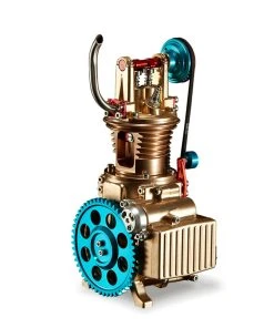 Car Engine Assembly Kit Single-cylinder Engine Build Kit Gift Toy For Collection