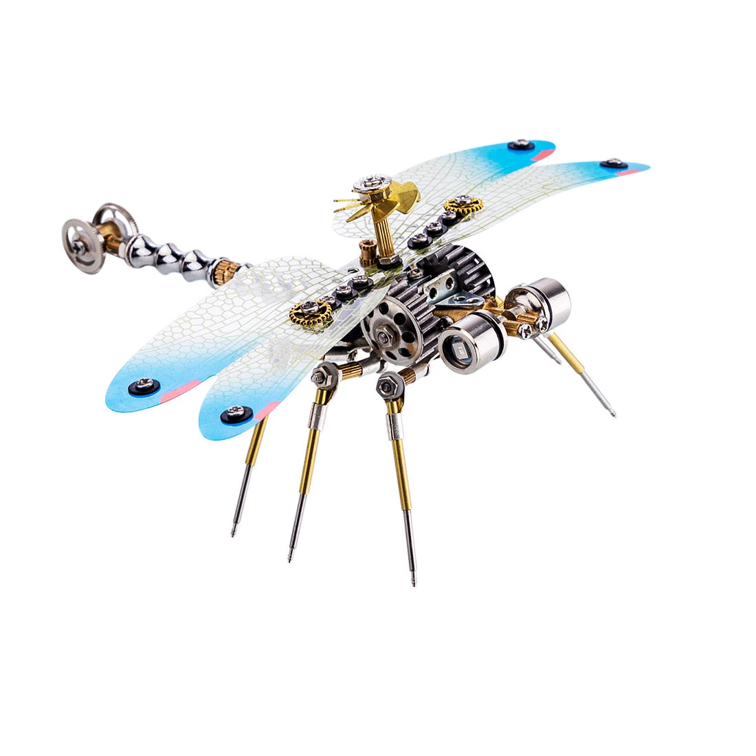 150PCS Steampunk 3D Dragonfly Model Assembly DIY Kit - Image 5