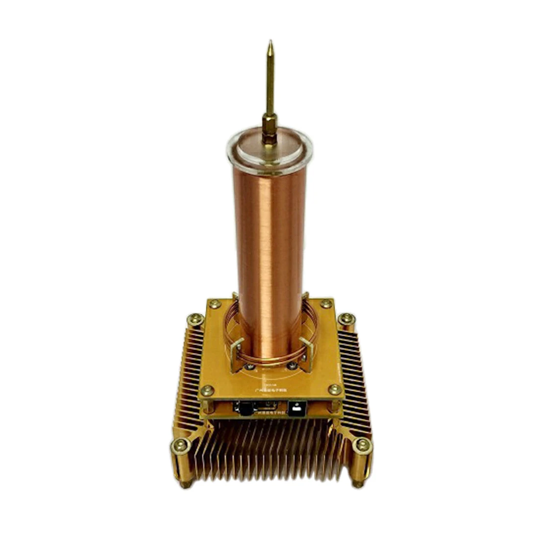 Bluetooth Tesla Music Coil Plasma Speaker Singing Loudspeaker With AC100-240V Adapter Experimenting Device Teaching Tool Desktop Toy