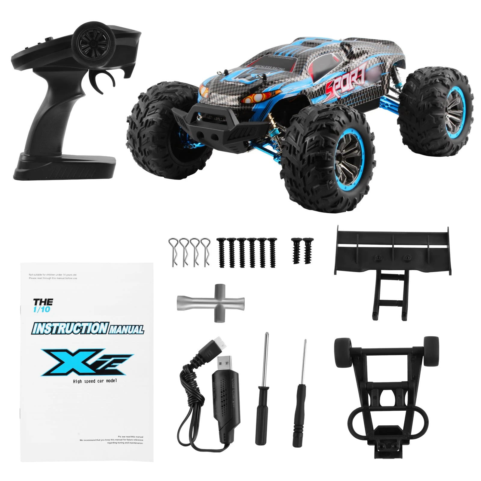 1:10 RC Car 2.4G 4WD Brushless 80KM/H High-speed Electric Off-road Racing Toy - Image 3