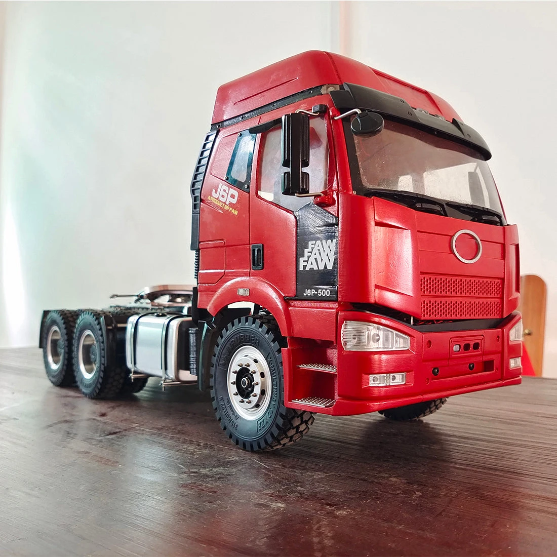 HY MODELS 1/14 RC Simulation Hydraulic Tractor-trailer Truck Engineering Machinery Vehicle Model 3-speed Gearbox - Image 18