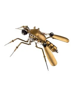 90Pcs Steampunk Insect Metal Model Kits Mechanical Crafts For Home Decor - Mosquito
